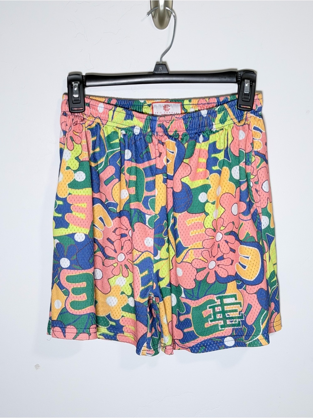 Eric Emanuel Hawaiian neon Multicolor Athletic Shorts XXL Youth